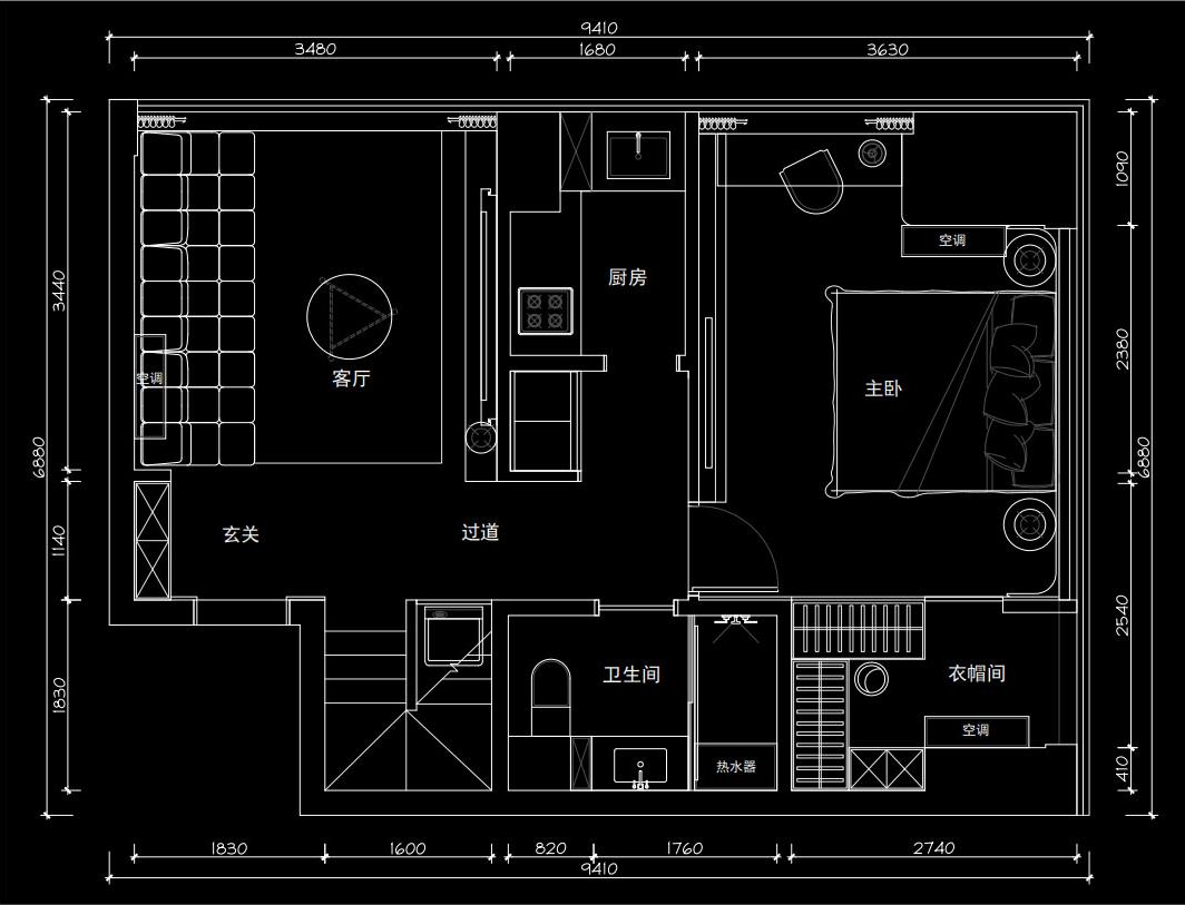 130㎡极简风尚住宅设计丨中国长沙丨周笙笙建筑装饰设计-4
