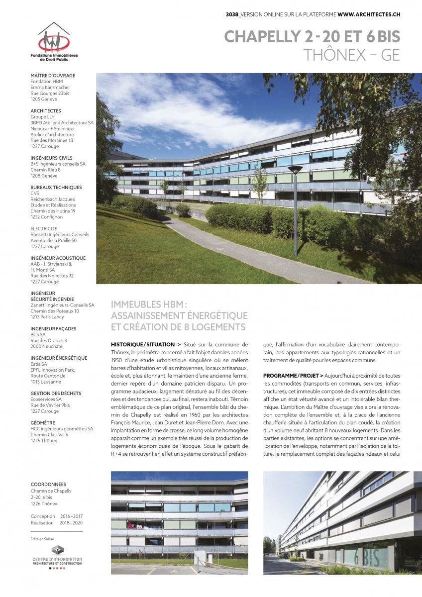 Chapelly 2  20 et 6 bis建筑翻新项目丨瑞士日内瓦-11