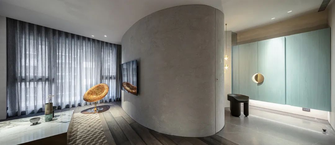 弧形+曲面，不一般的新时代住宅-13