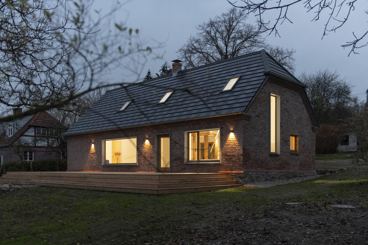 德国乡村百年老宅的现代复兴丨Hoff Architects,Sierra Boaz Cobb-25