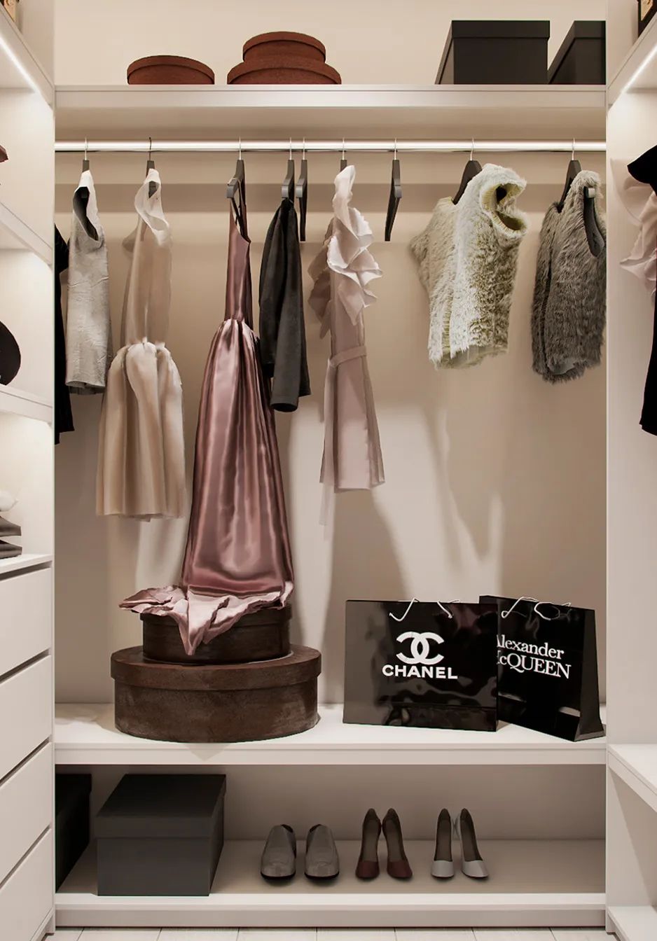 85㎡现代轻奢三居室设计丨Alexander Bocharov-19