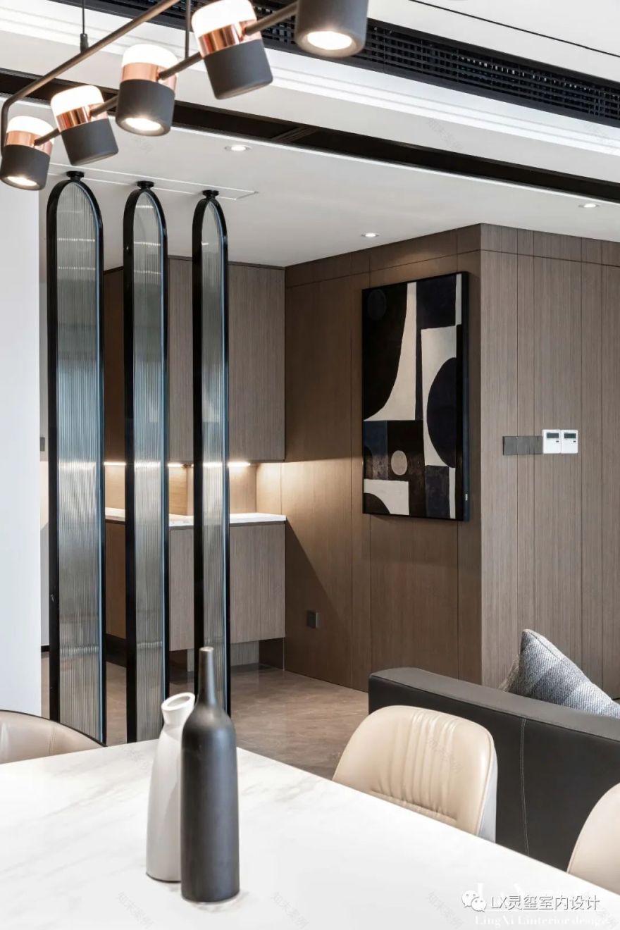 浙江宁波 120 平现代港式家居,徐玉蓉打造深邃立体空间-15