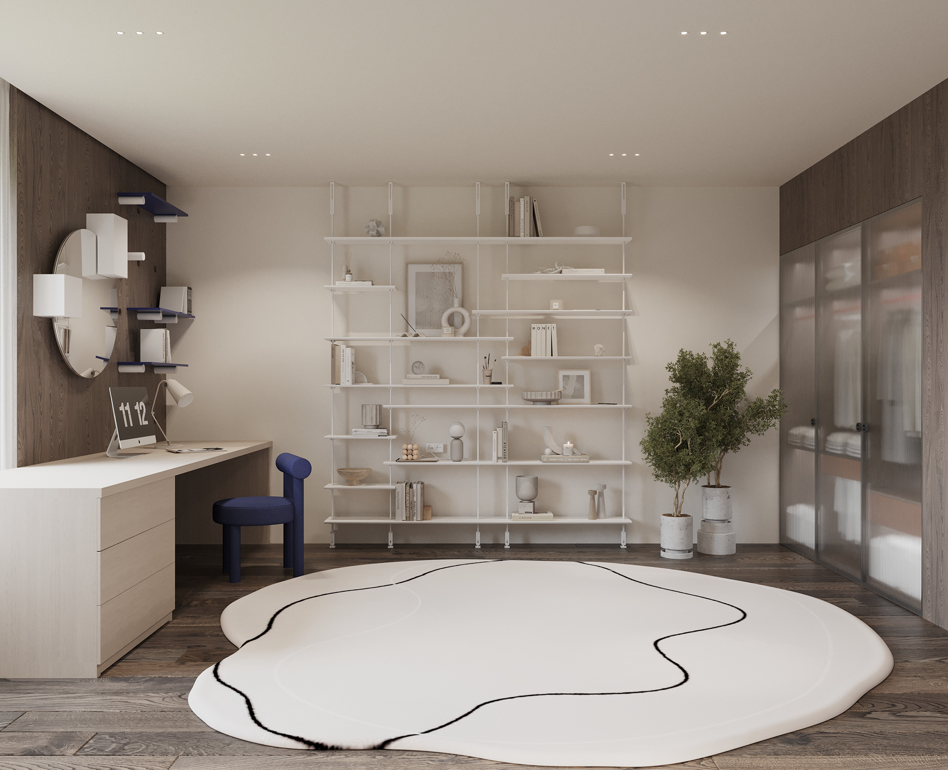 高级灰色系公寓设计 个性与美学的平衡-13