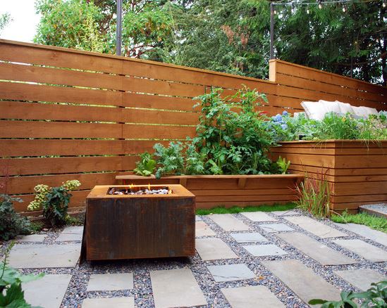 后院小型休闲花园设计丨Mark S. Garff-11