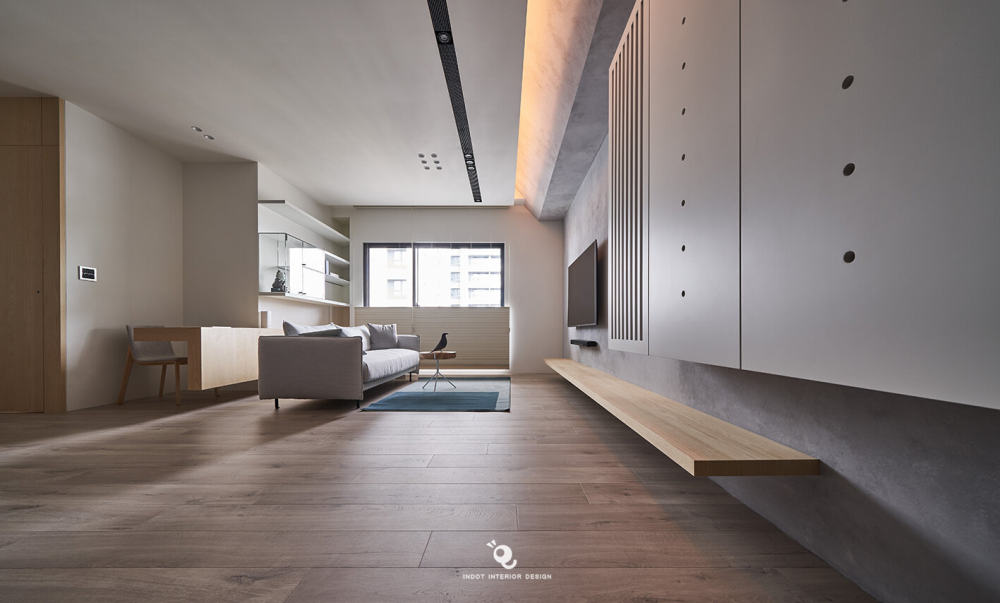 林口杨宅简约公寓改造丨虫点子创意设计-3