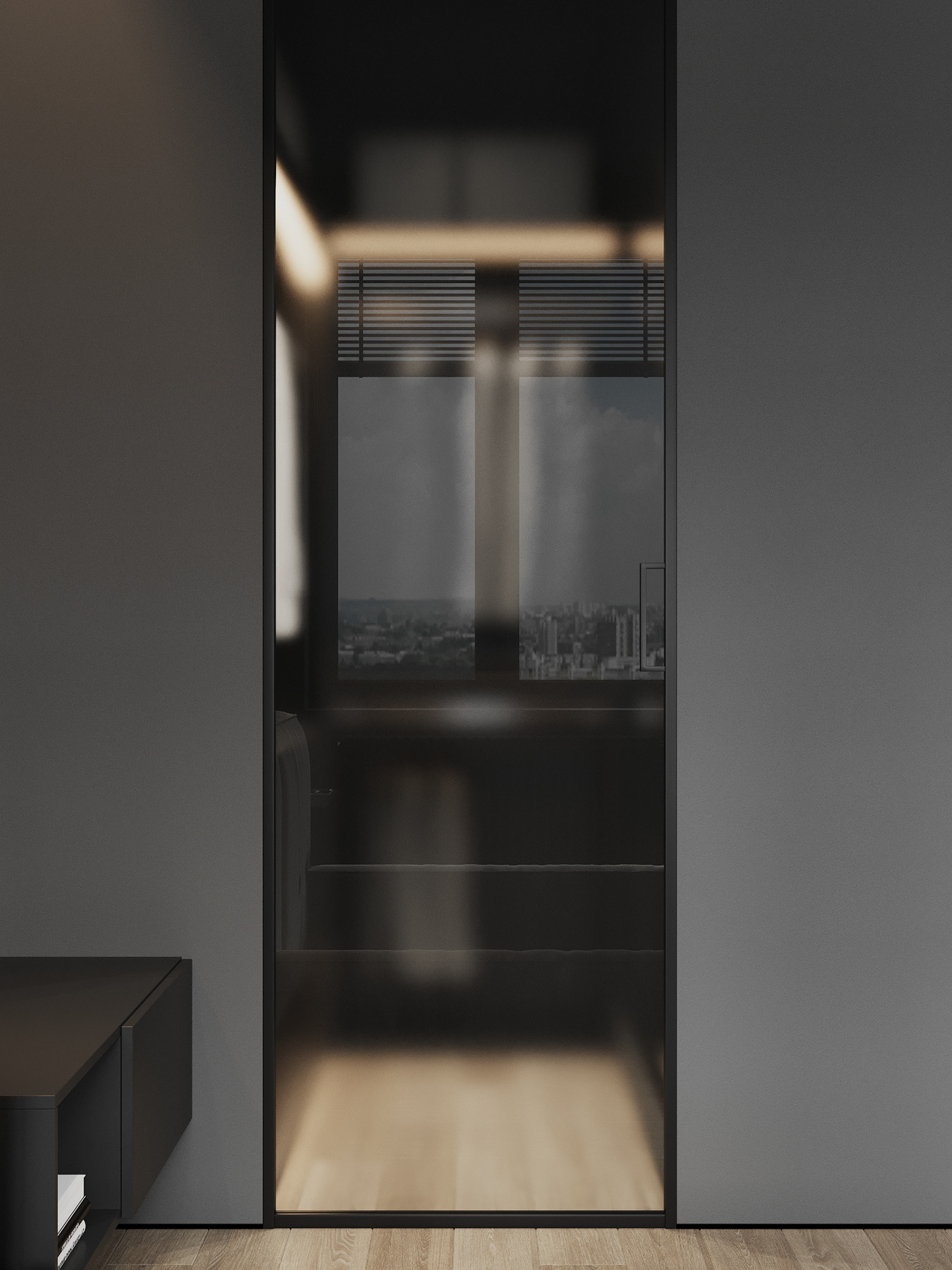 深灰色系空间设计                     -23