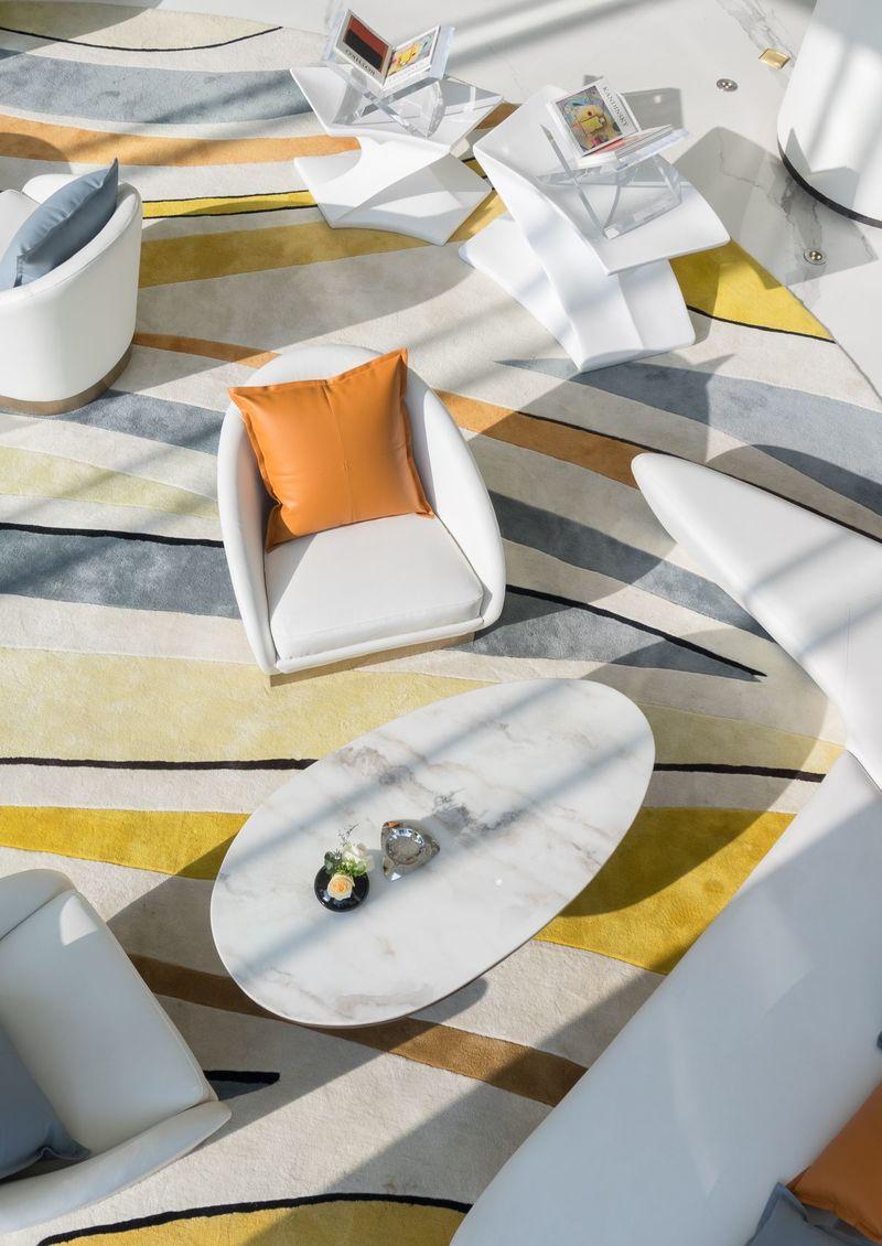 武汉万松九里售楼处 | 圆弧曲直的艺术空间-4