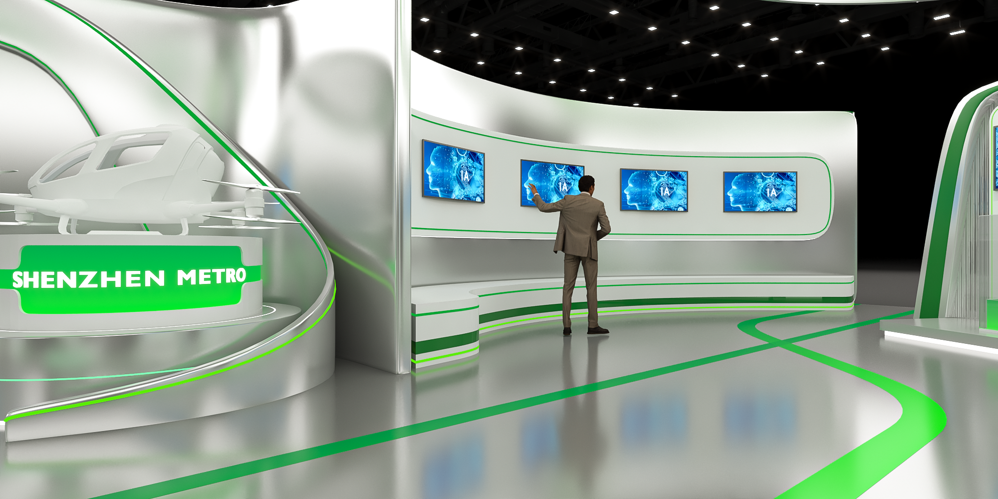 深铁为民 • 科技轨道交通 • 高交会深铁集团展台-6