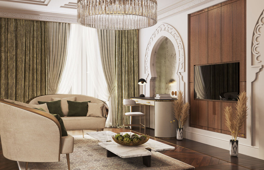 摩洛哥风情,现代奢华——Movenpick Hotel 皇家套房设计-23