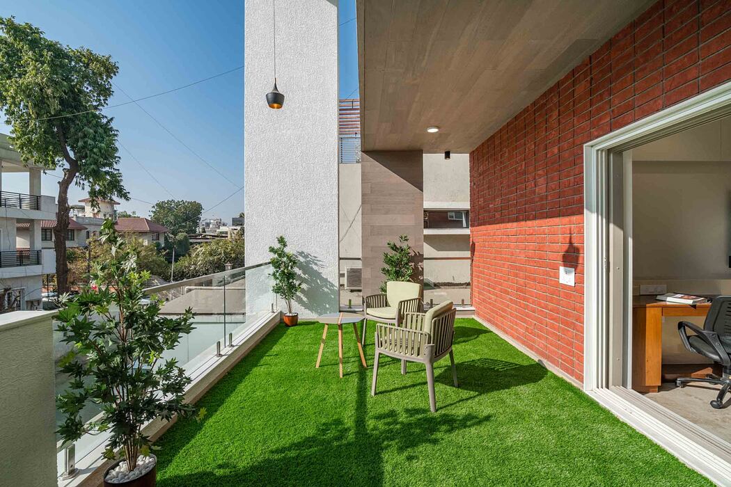 印度阿默达巴德“光影之宅”丨Prashant Parmar Architect-7