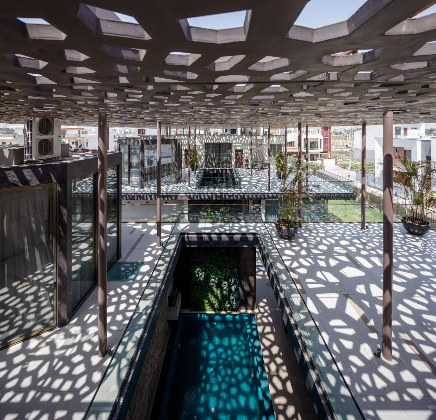 阴影下的房子丨印度丨Zero Energy Design Lab-48