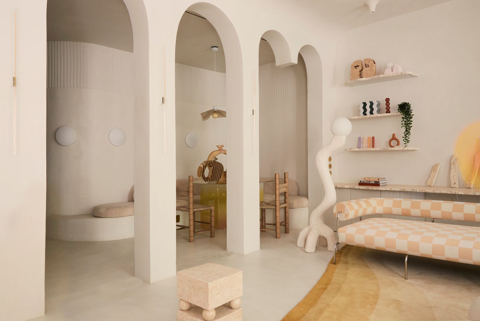 受阿尔梅里亚和富埃特文图拉沙漠景观启发的马德里公寓丨西班牙马德里-14