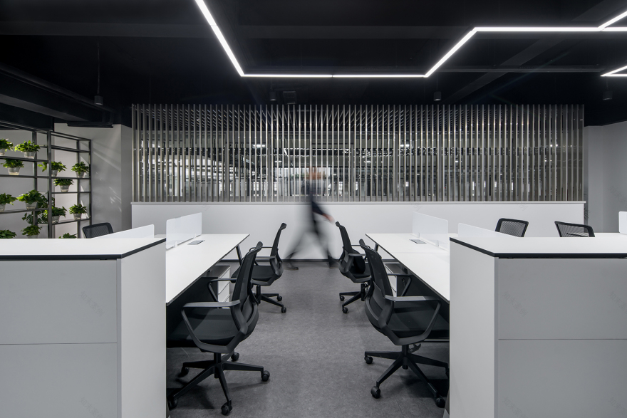 极简黑白灰—GDE·弘雅 塑造时尚办公空间-27