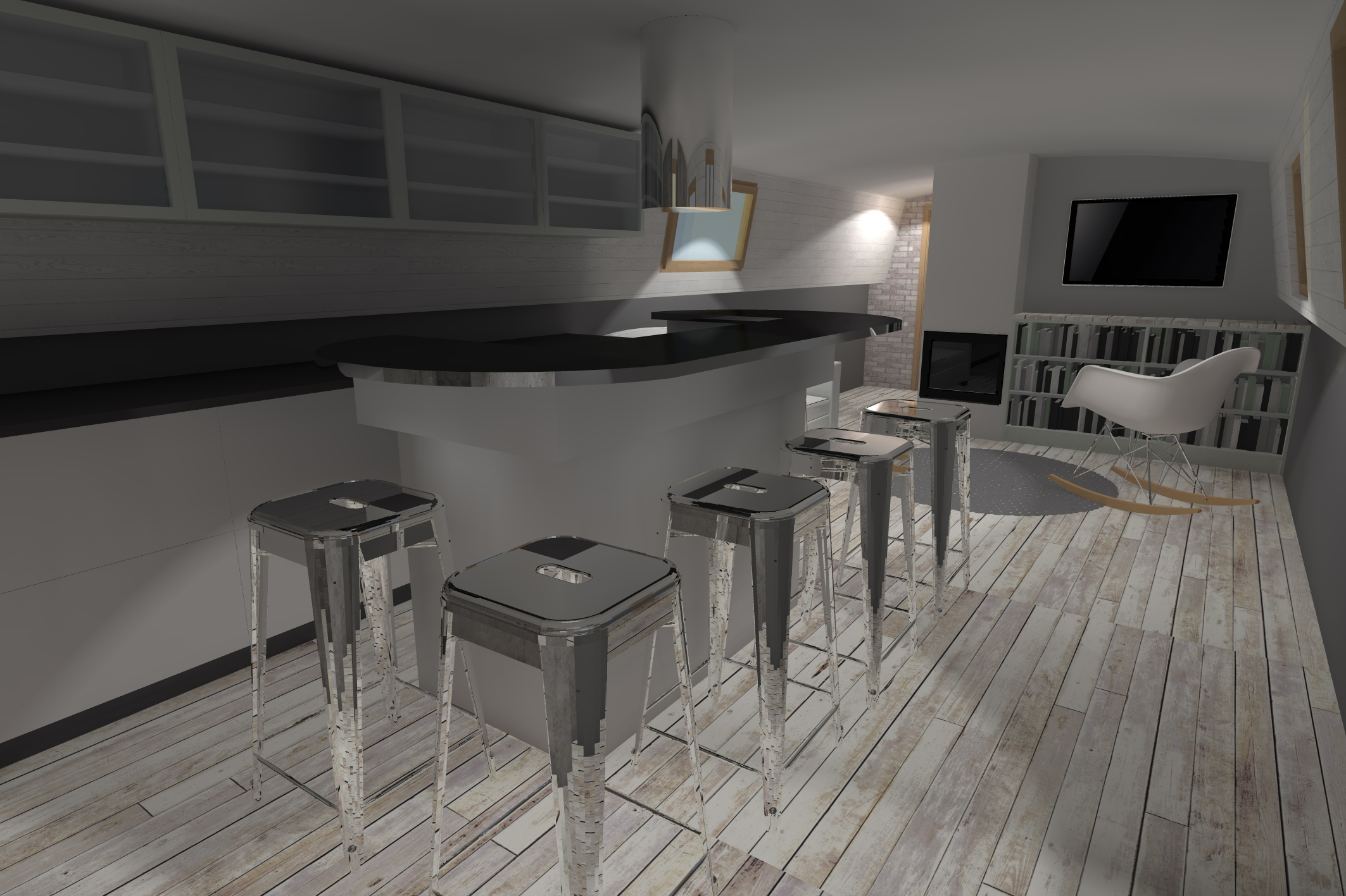 Black&WHITE CANAL BOAT INTERIOR CRICK BOAT LAYOUT3-21