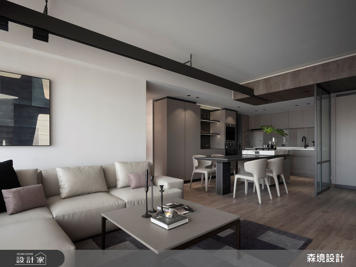 王俊宏·99·26坪现代风设计案例丨森境+王俊宏设计-19