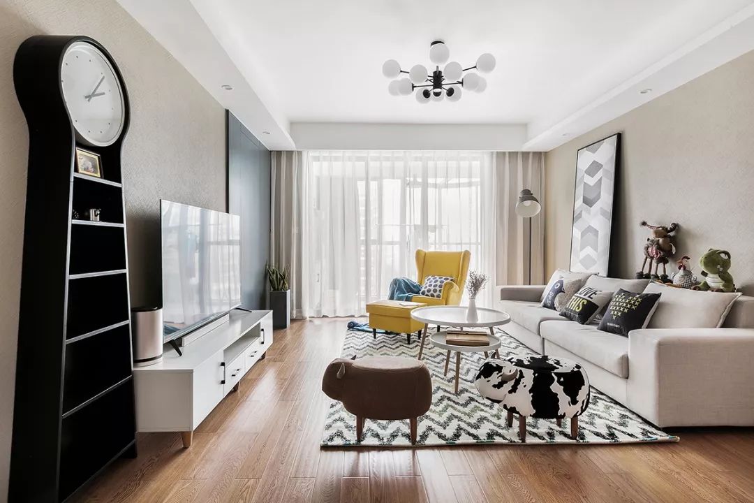 北欧风格设计案例集,打造简洁舒适的家居空间-116