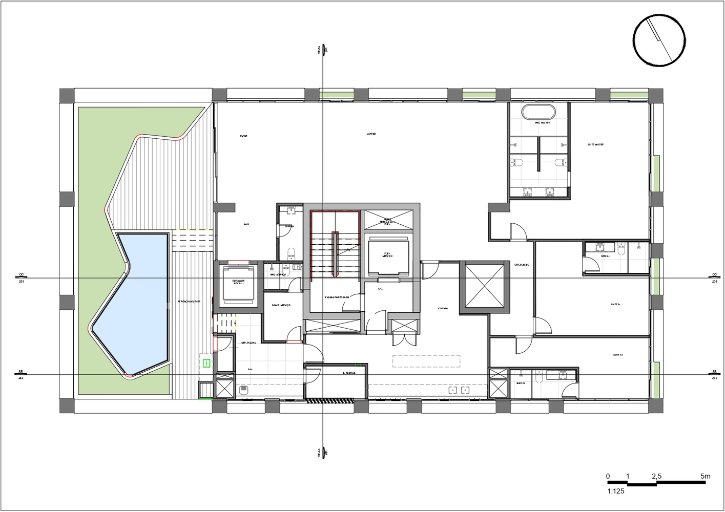AGE 360 大楼丨巴西丨ARCHITECTS OFFICE,Triptyque-49