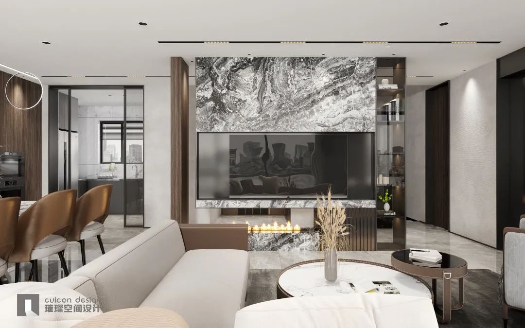 祥生·国玥公馆 法式轻奢现代空间设计丨璀璨空间设计事务所-29