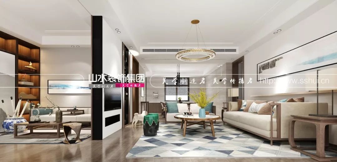 新中式装修的魅力 | 庐州府 160 平米三室两厅设计-11