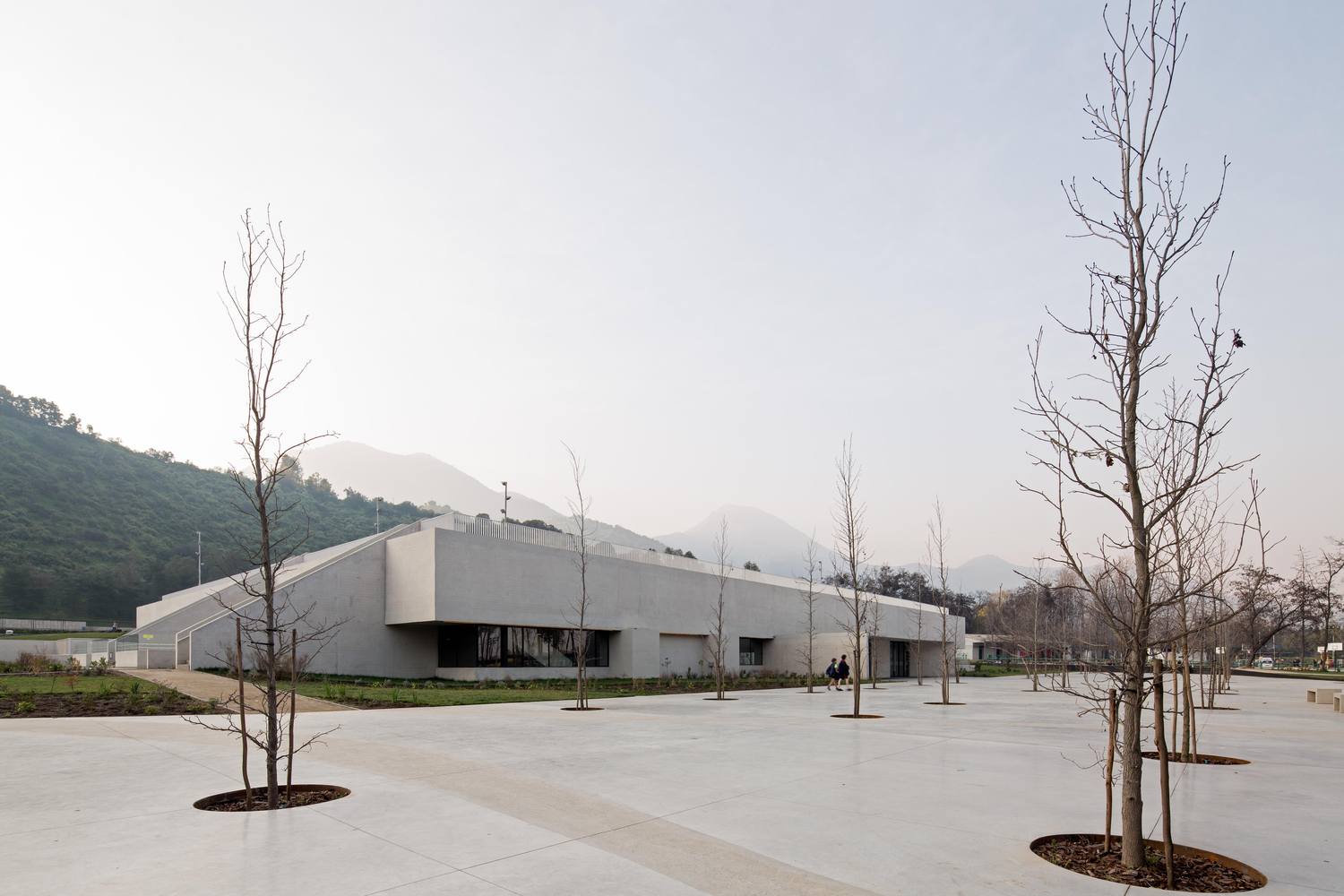 智利森林中的圣乔治学院体育馆-24