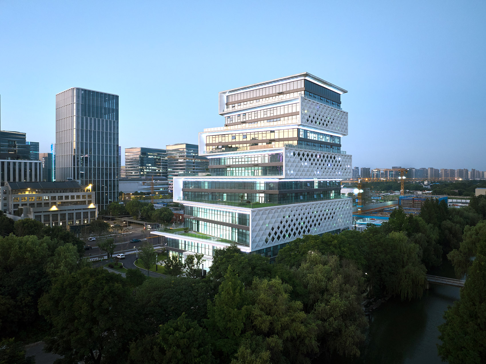 智慧网谷管委会大楼丨中国杭州丨中国联合工程有限公司-35