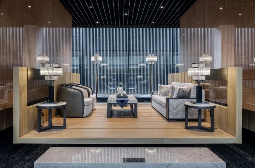 水元素+千鸟飞翔,精致震撼的当代写意! 达观国际设计事务所-14