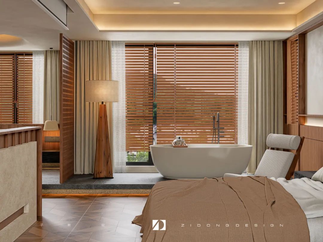 民宿项目:在原木与光影间寻“闲”意丨中国舟山丨子東设计事务所-58