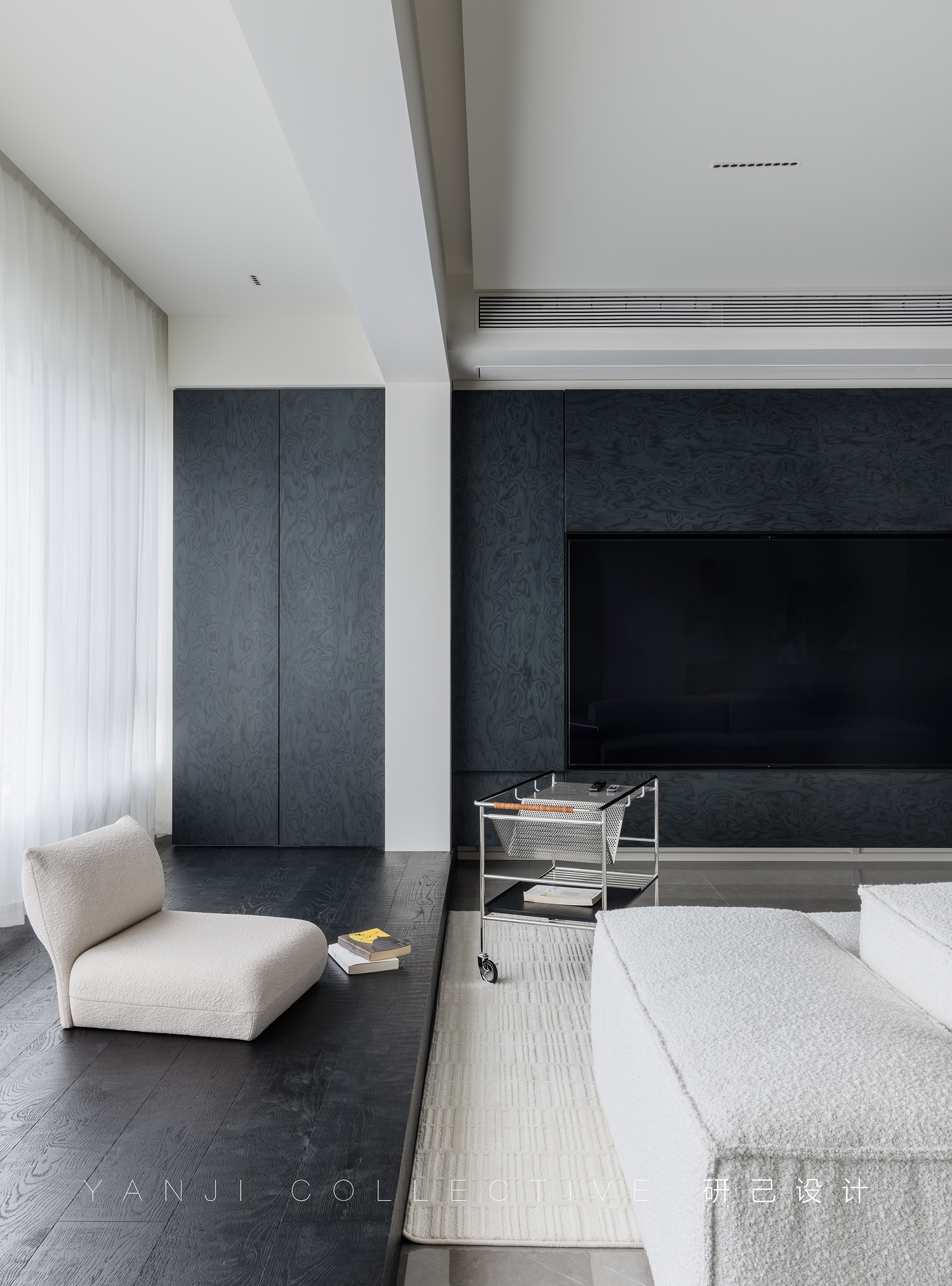 研己实景·142平精装修改造蓝调新家丨中国北京丨研己设计-28