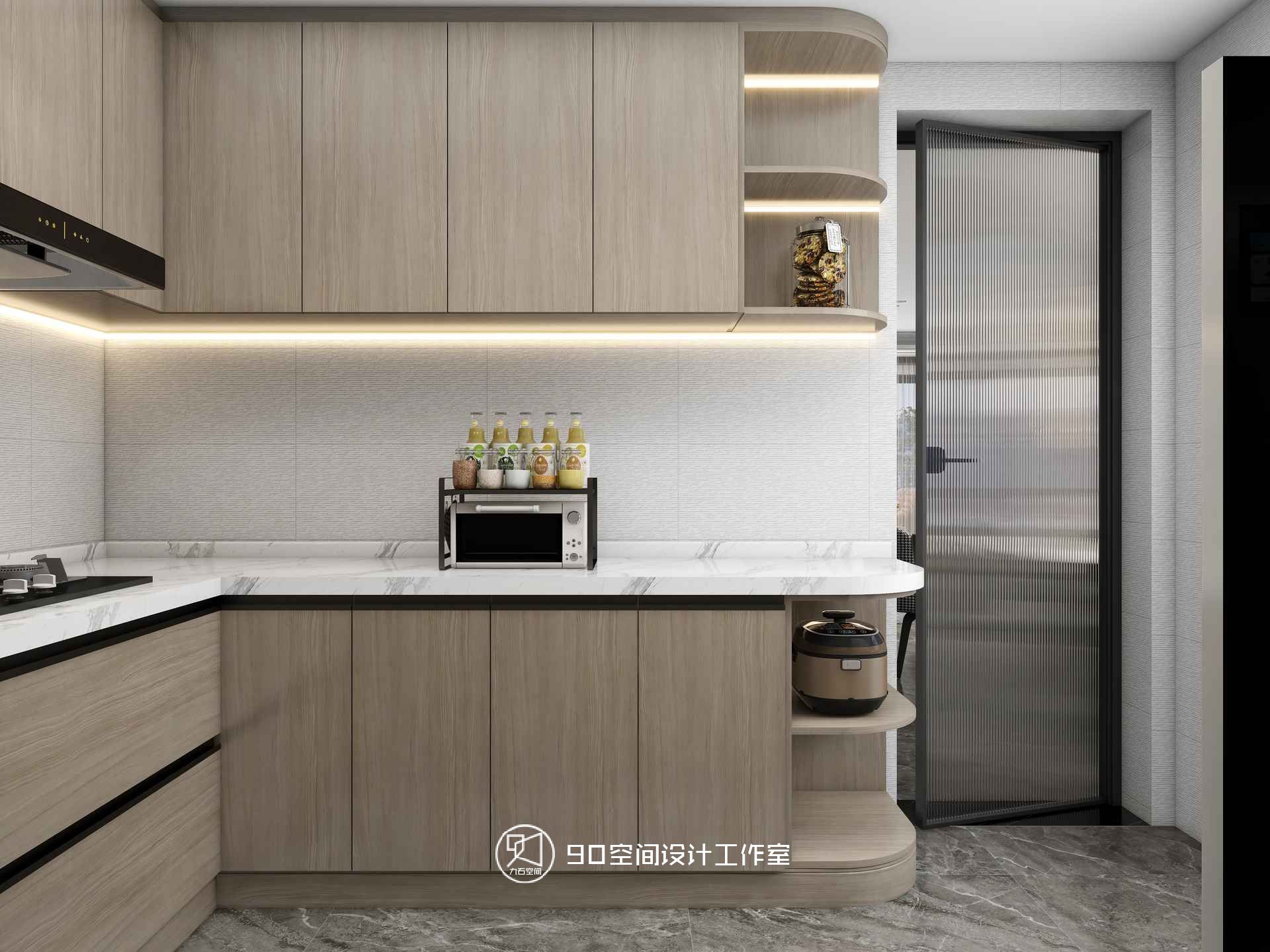 绿意浓情 · 轻奢风格 125 平方 3 室 2 厅 2 卫设计-32