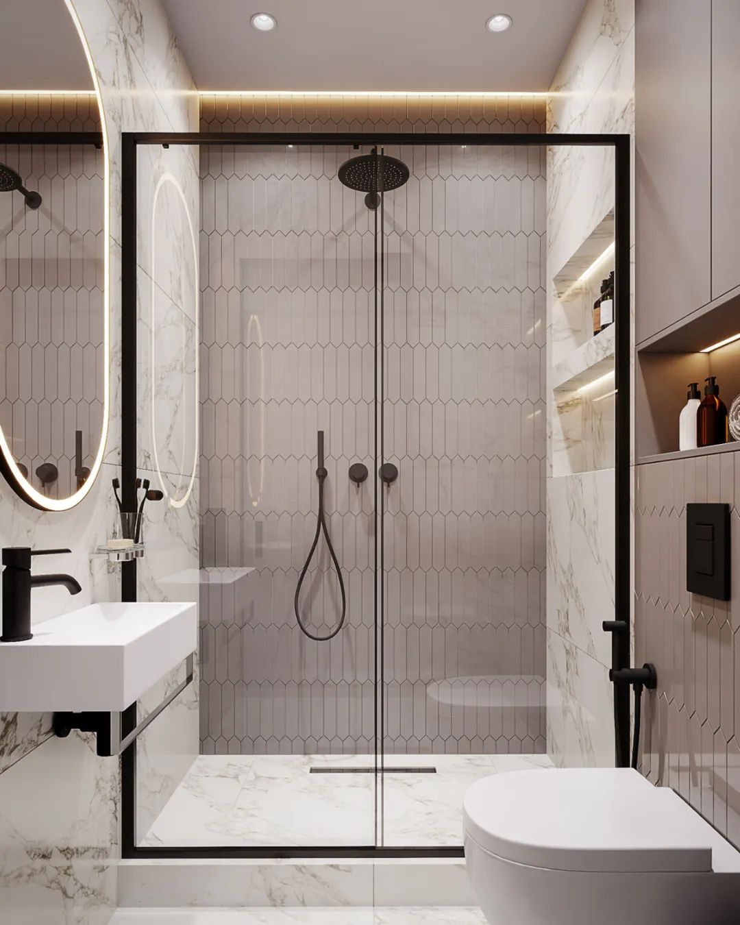 现代简约轻奢住宅丨BODES Studio-87