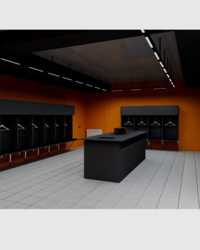 URARTU Football Club dressing room interior