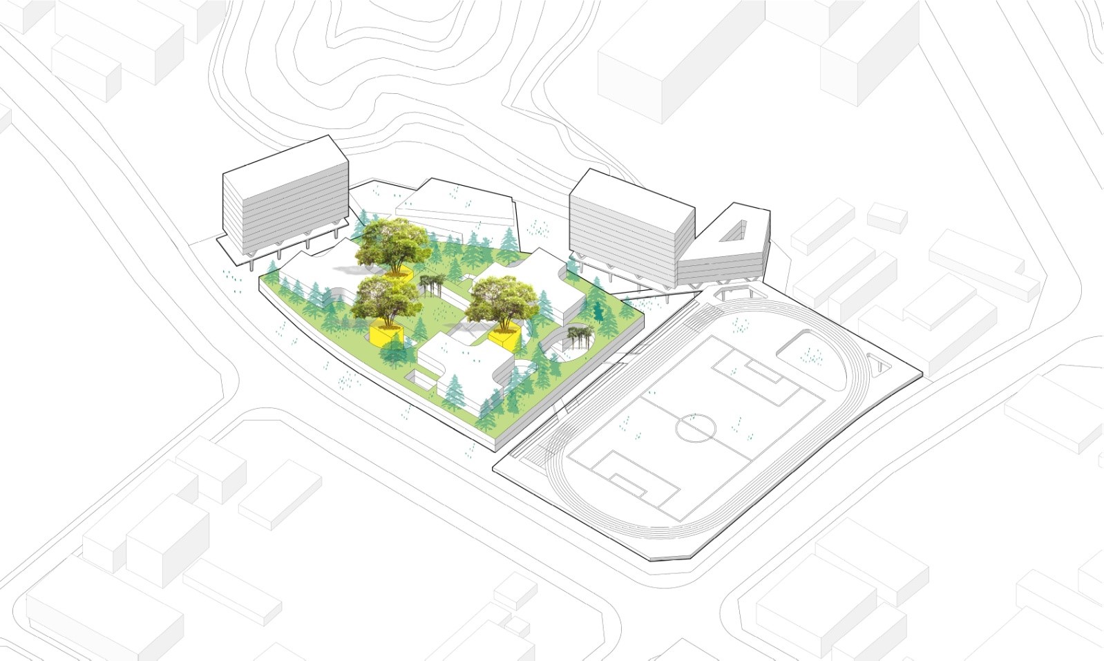 深圳市第三十三高级中学新建工程丨中国深圳丨上海华都建筑规划设计有限公司（HDD）-63