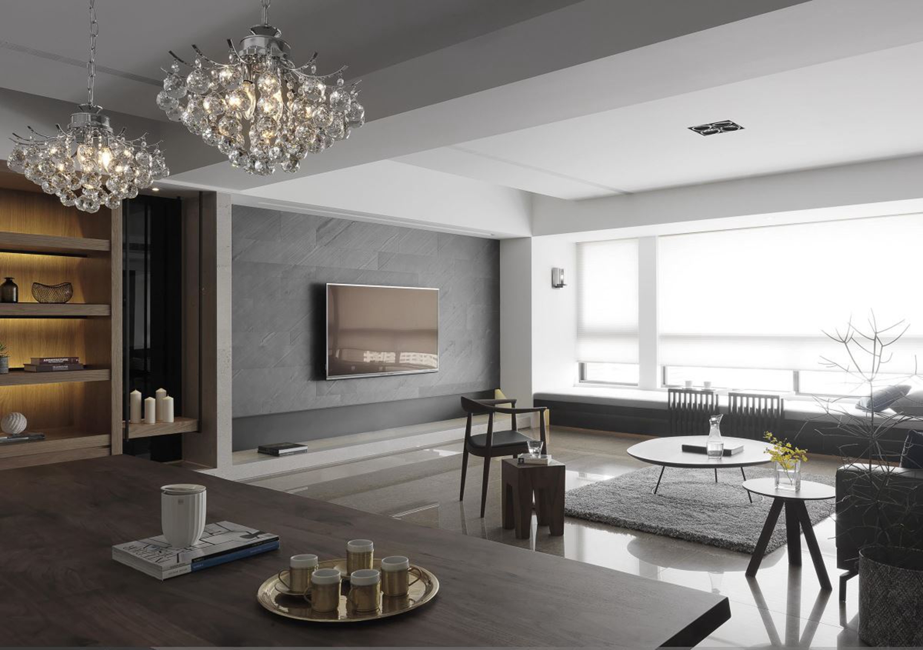 北欧风大户型设计实例 自然光线与简约风格的完美结合-8