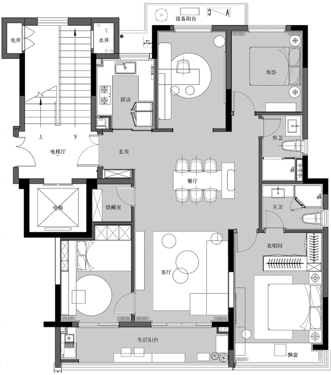 宋式清雅·嘉兴金地锦粼鸣庐项目室内设计丨中国嘉兴丨EH DESIGN GROUP 易和设计集团-91