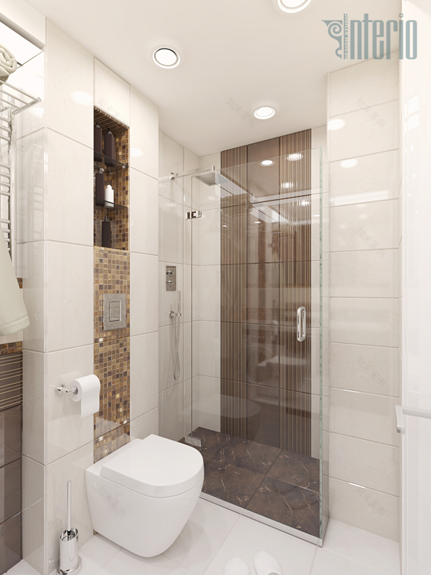 60平米现代风格家庭公寓设计项目丨俄罗斯莫斯科丨INTERIO设计工作室-37