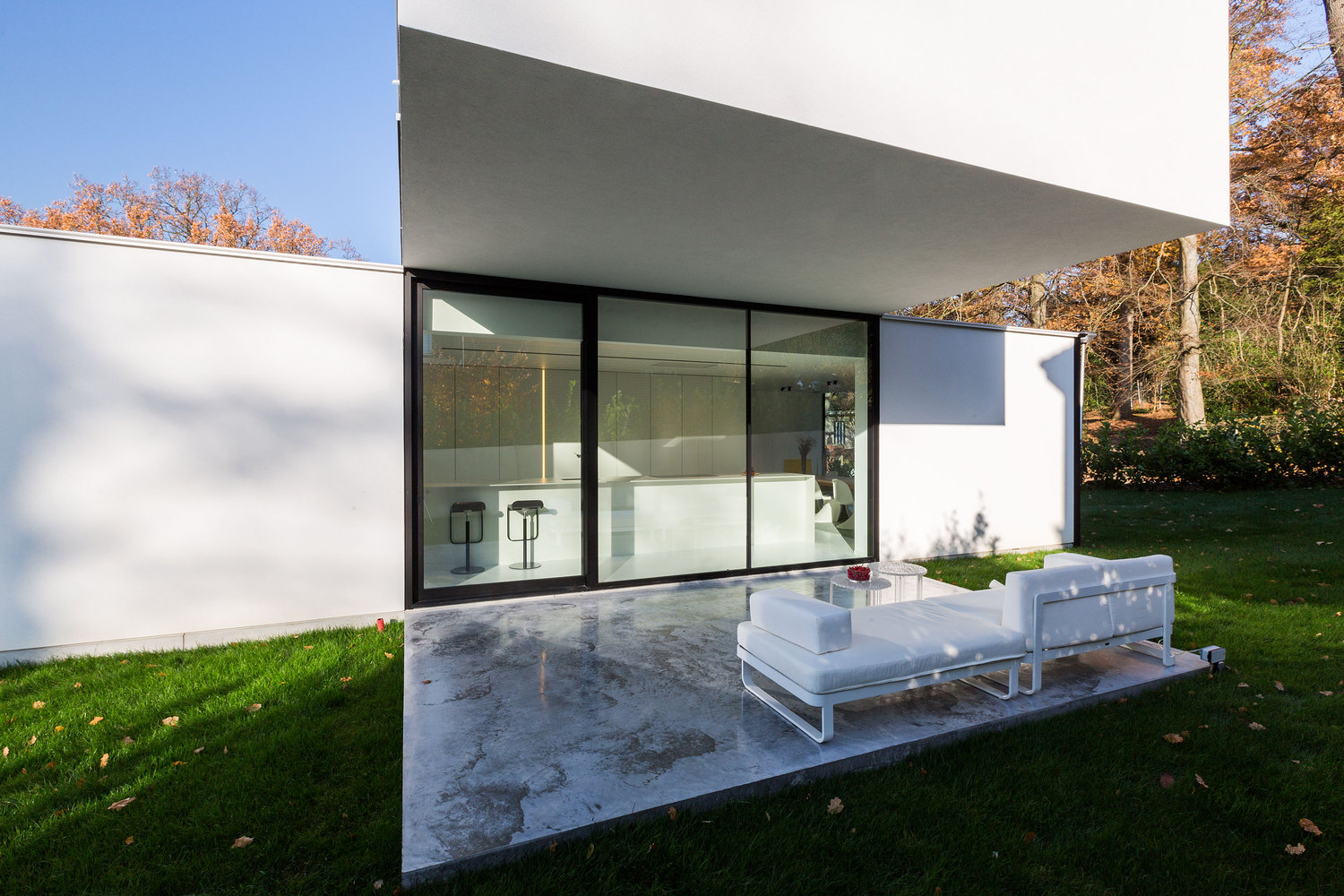 比利时现代住宅，融入绝美景观-53