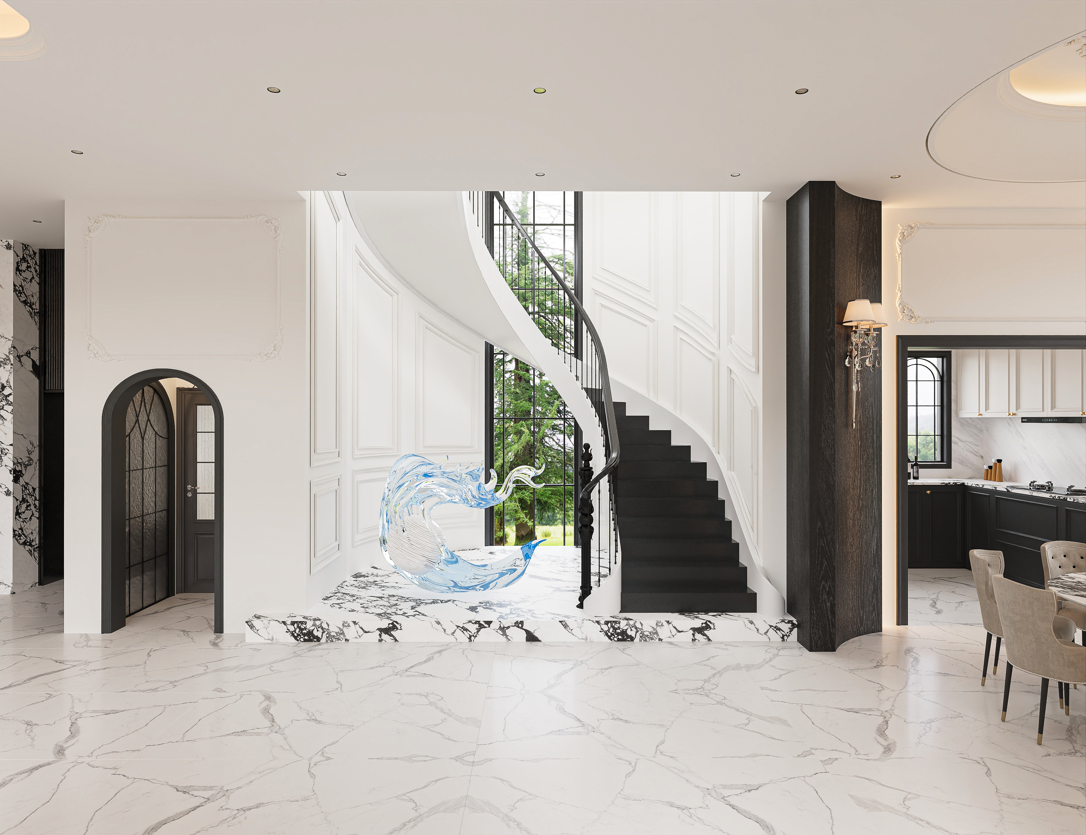 现代法式别墅-5