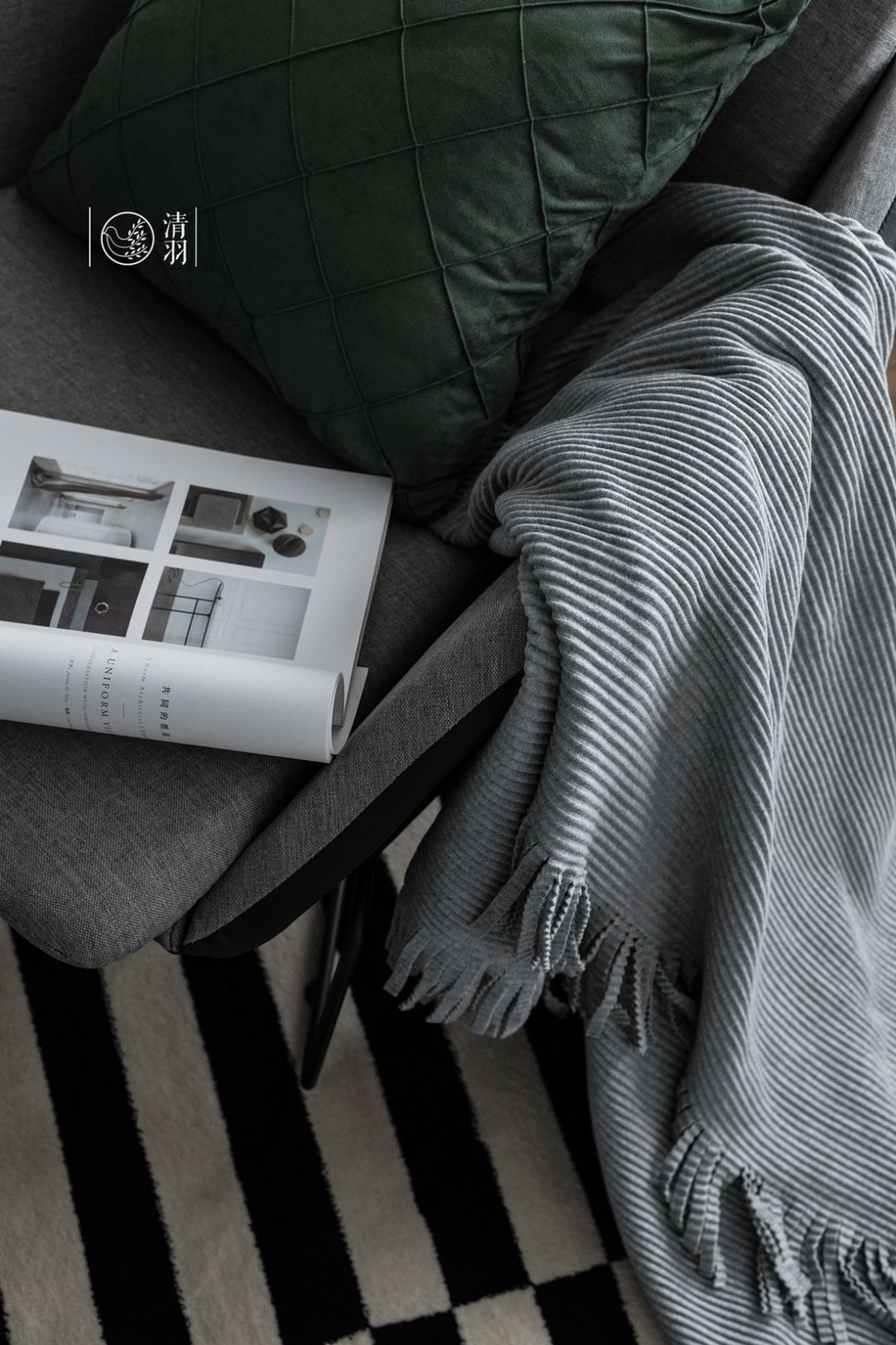 清羽设计打造精致复古布梵良品家居-20