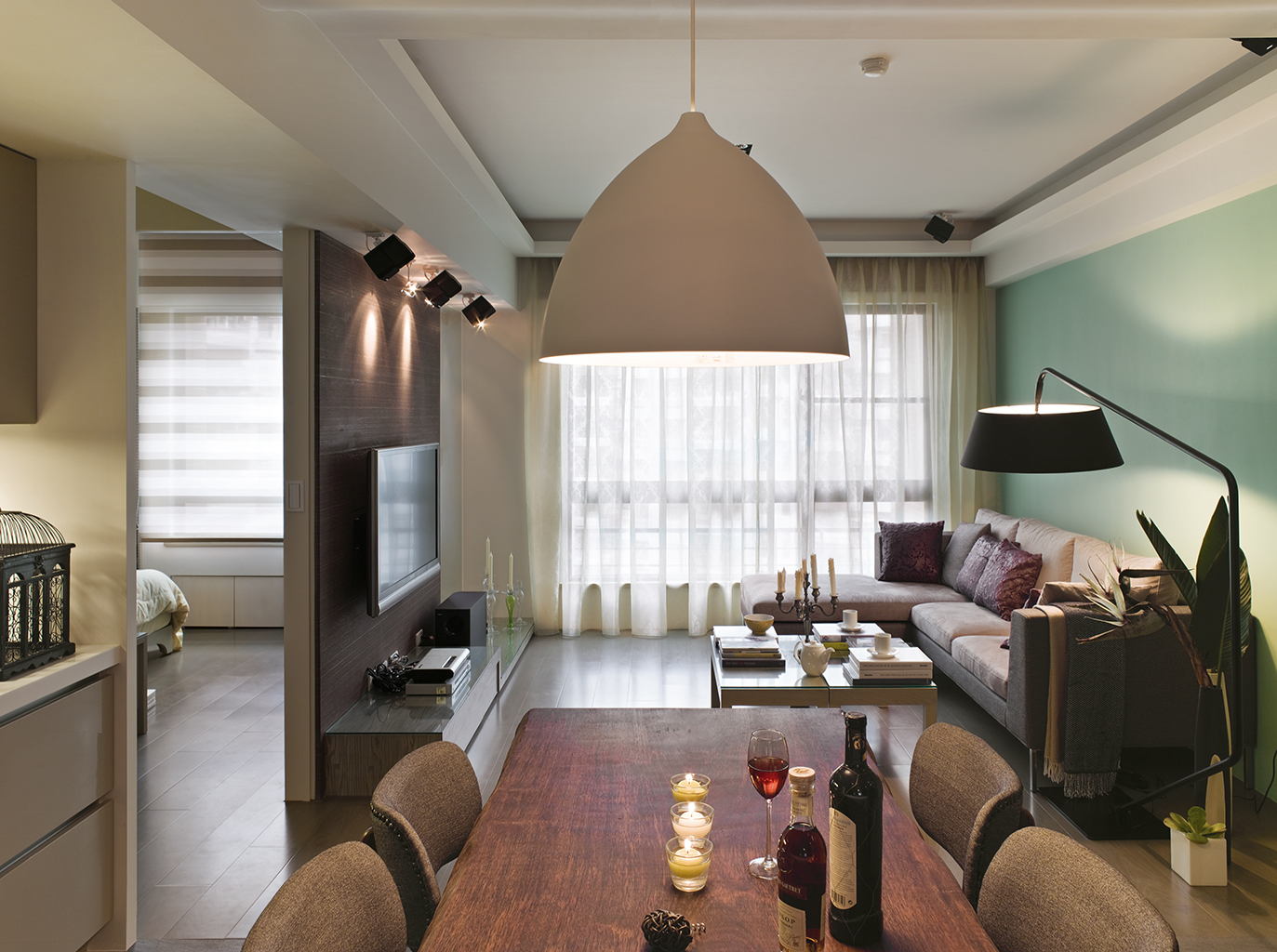 豪华别墅 现代风格现代 台北涵碧園周公館-16