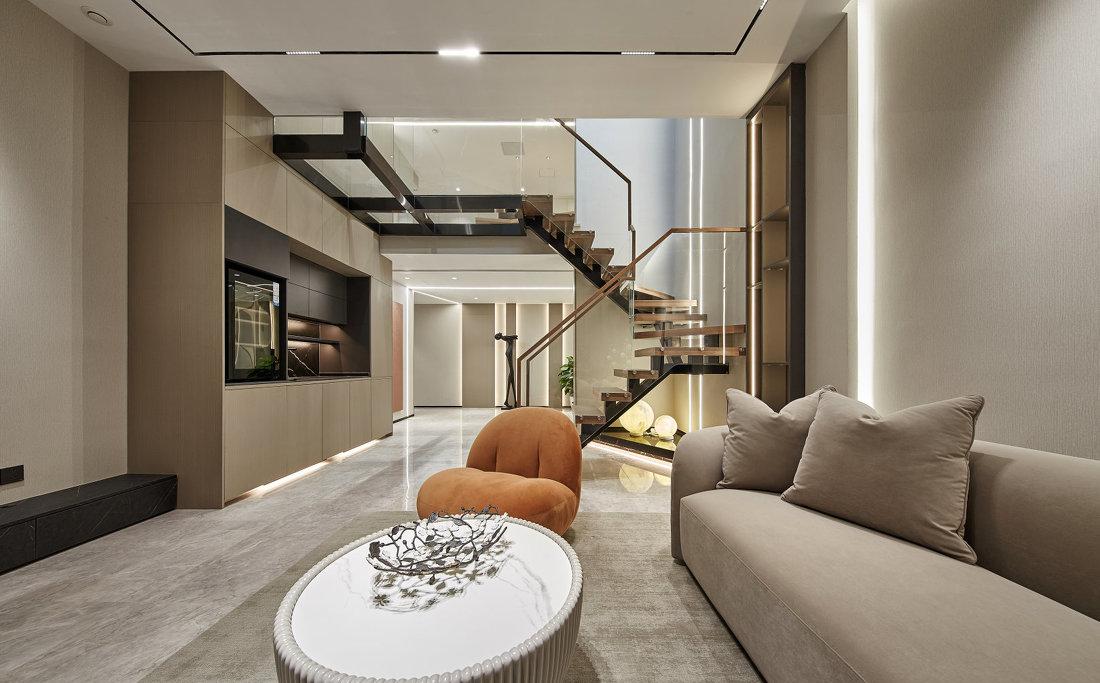 300㎡温暖原木风治愈系私宅-8