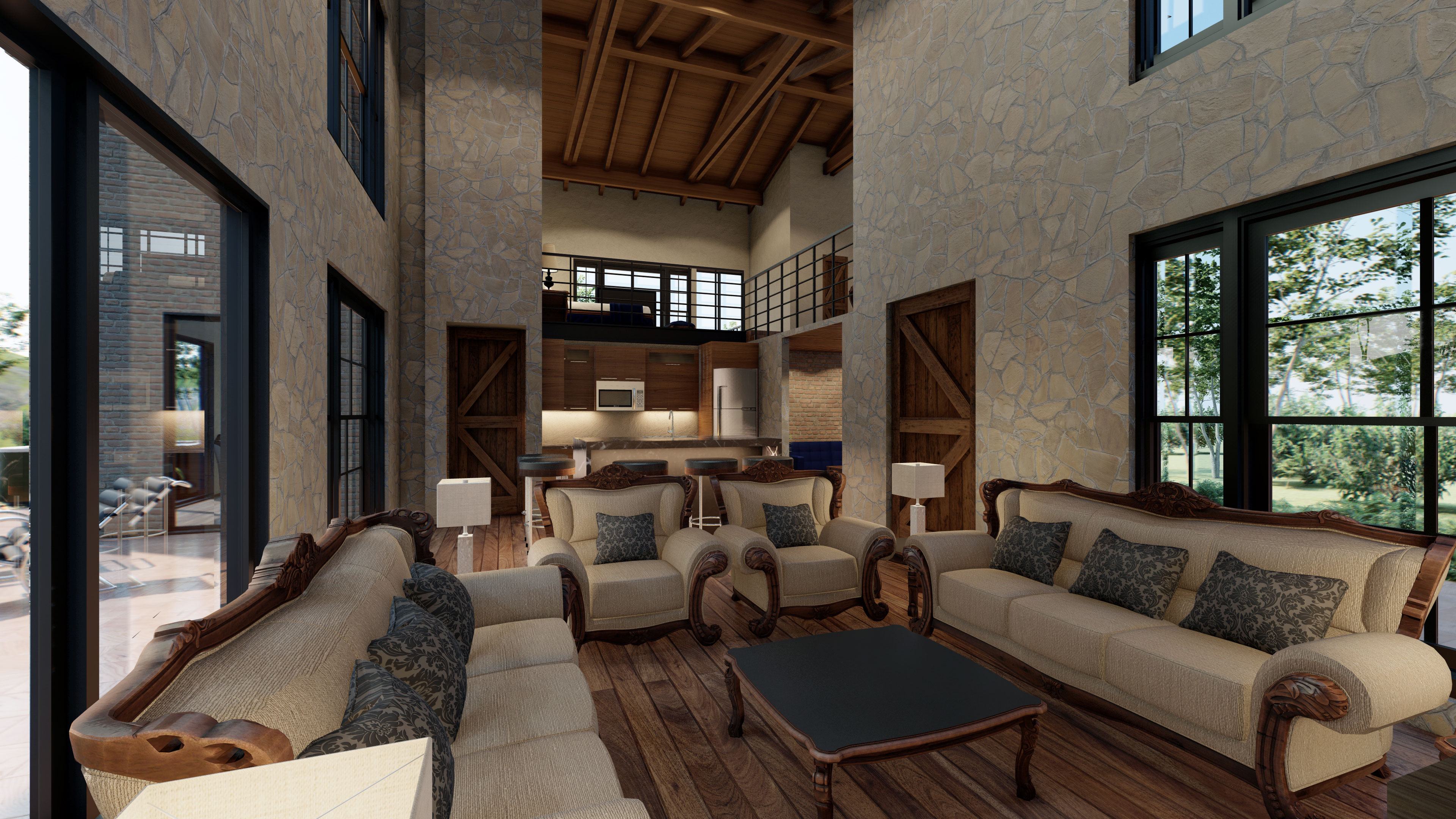 Hampton Style American Interior-0