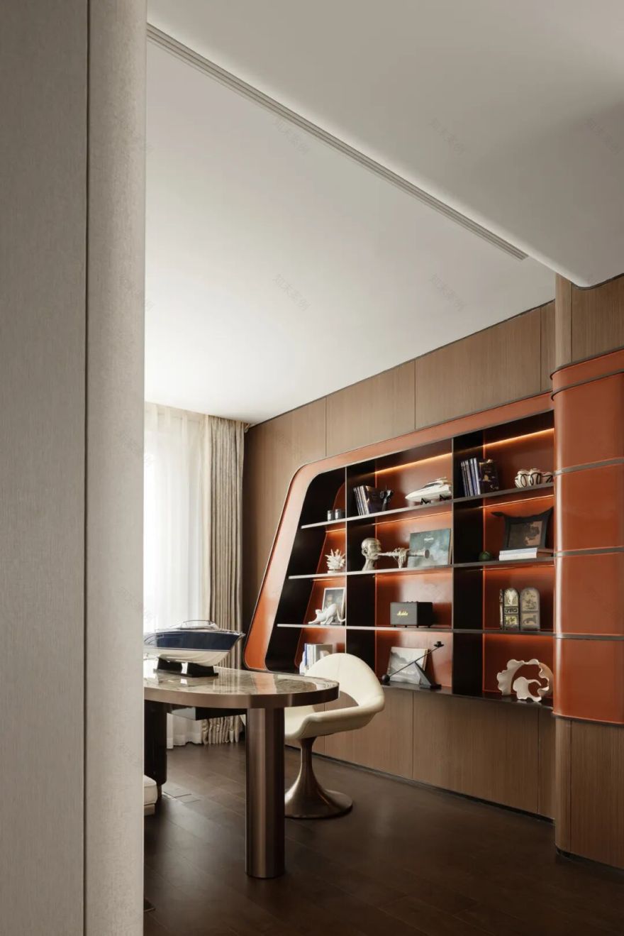 上荷设计新作|河北大榕树·海棠云颂样板间-34