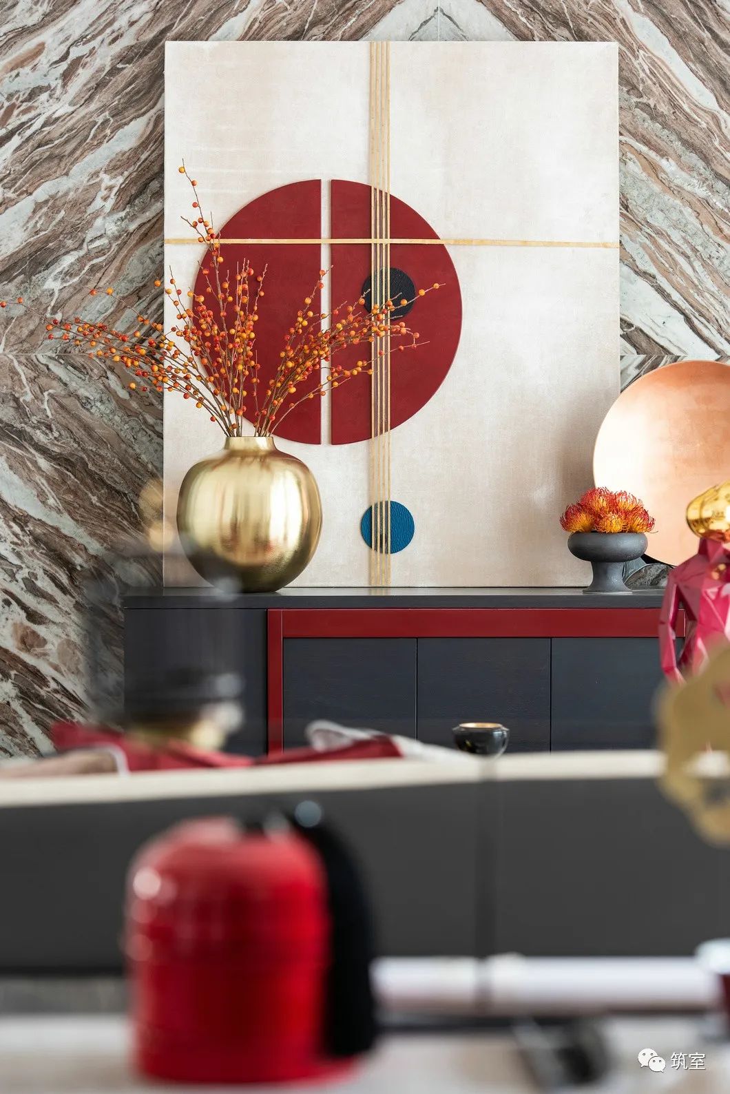 中国红风靡全球，室内设计如何演绎-4