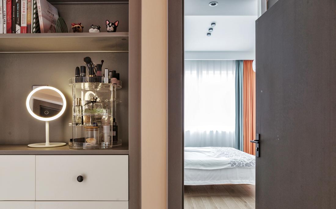 小户型现代简约风设计 | 色彩缤纷,布局巧妙-19