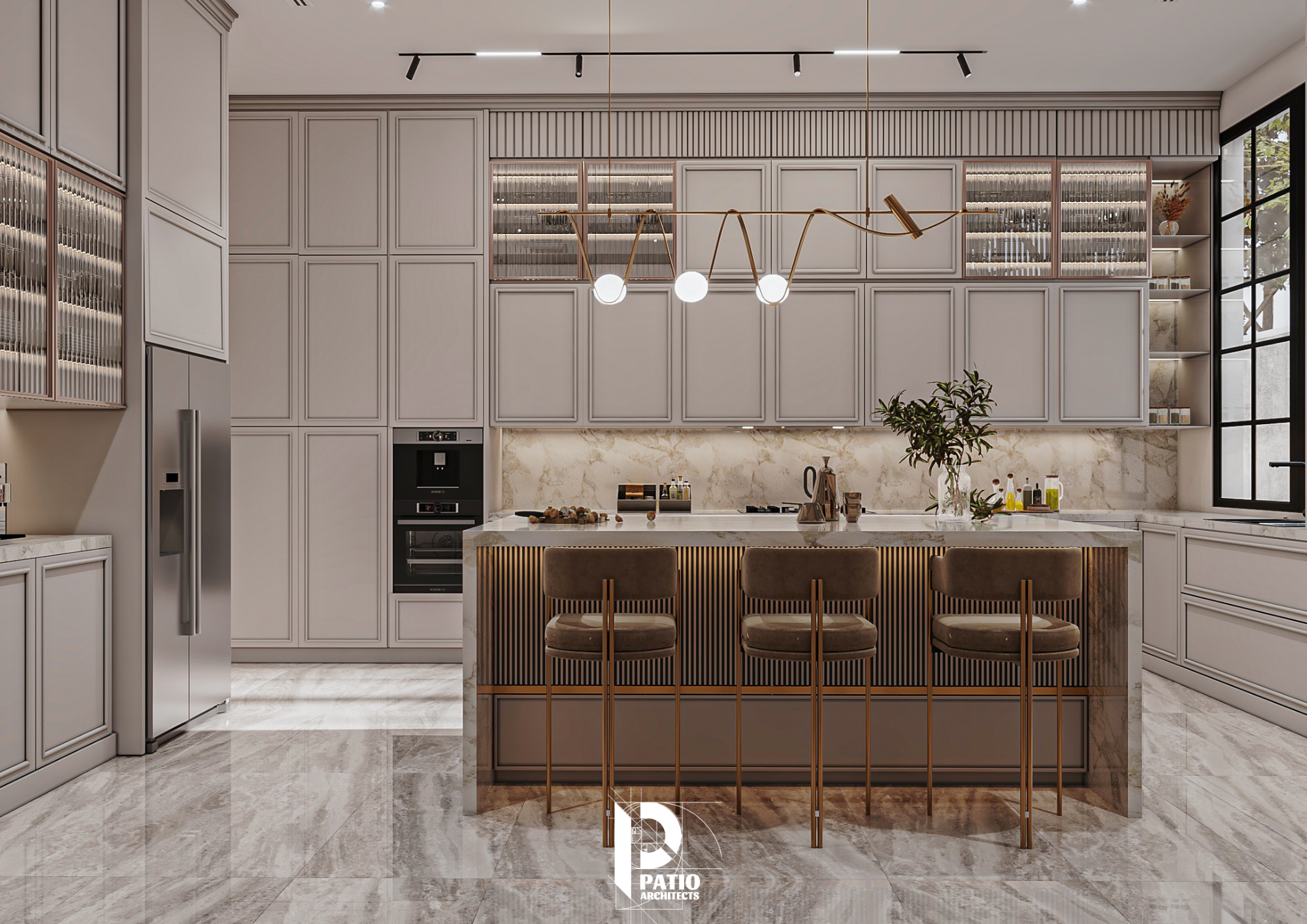 Neo-Classical Kitchen Interior Design-5