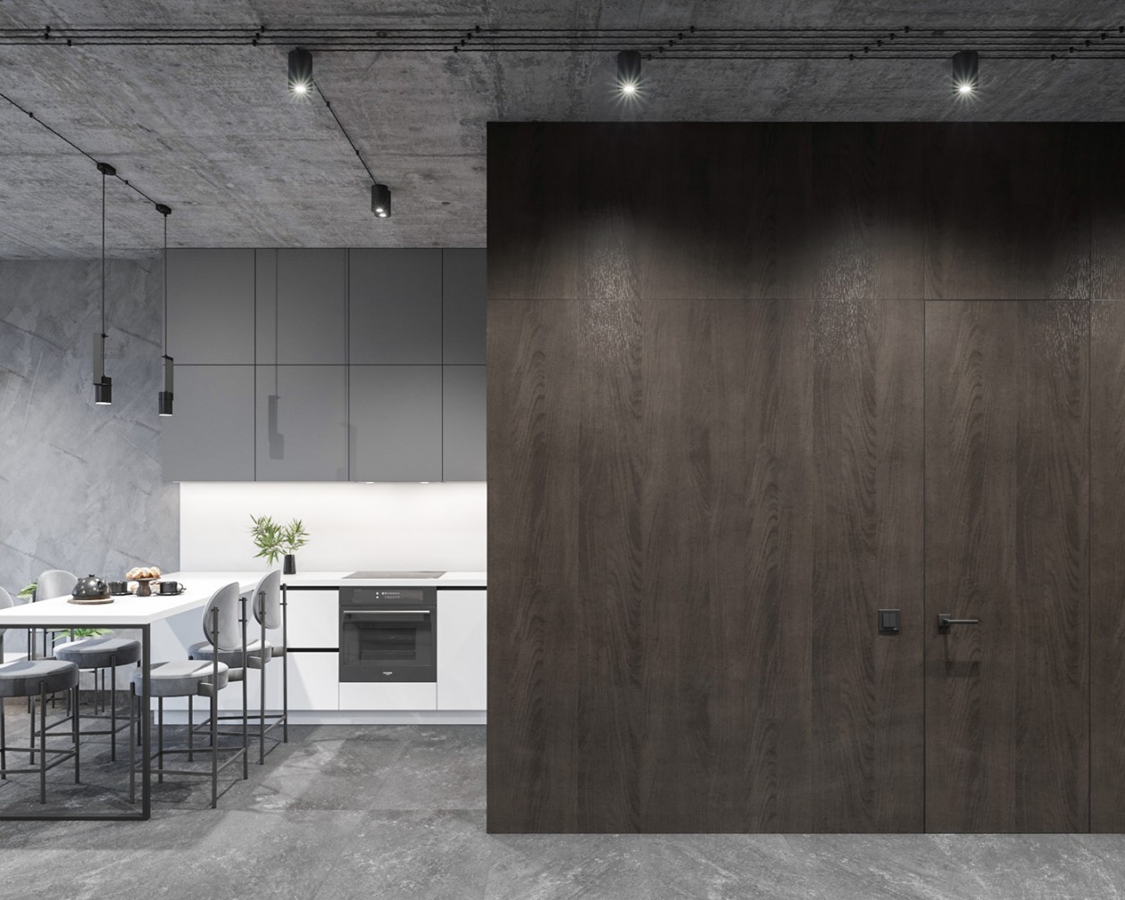 65平米 工业风质感公寓-2