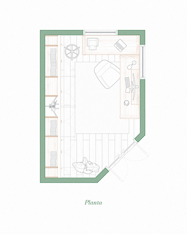 办公室设计（居家办公等空间改造项目）-2