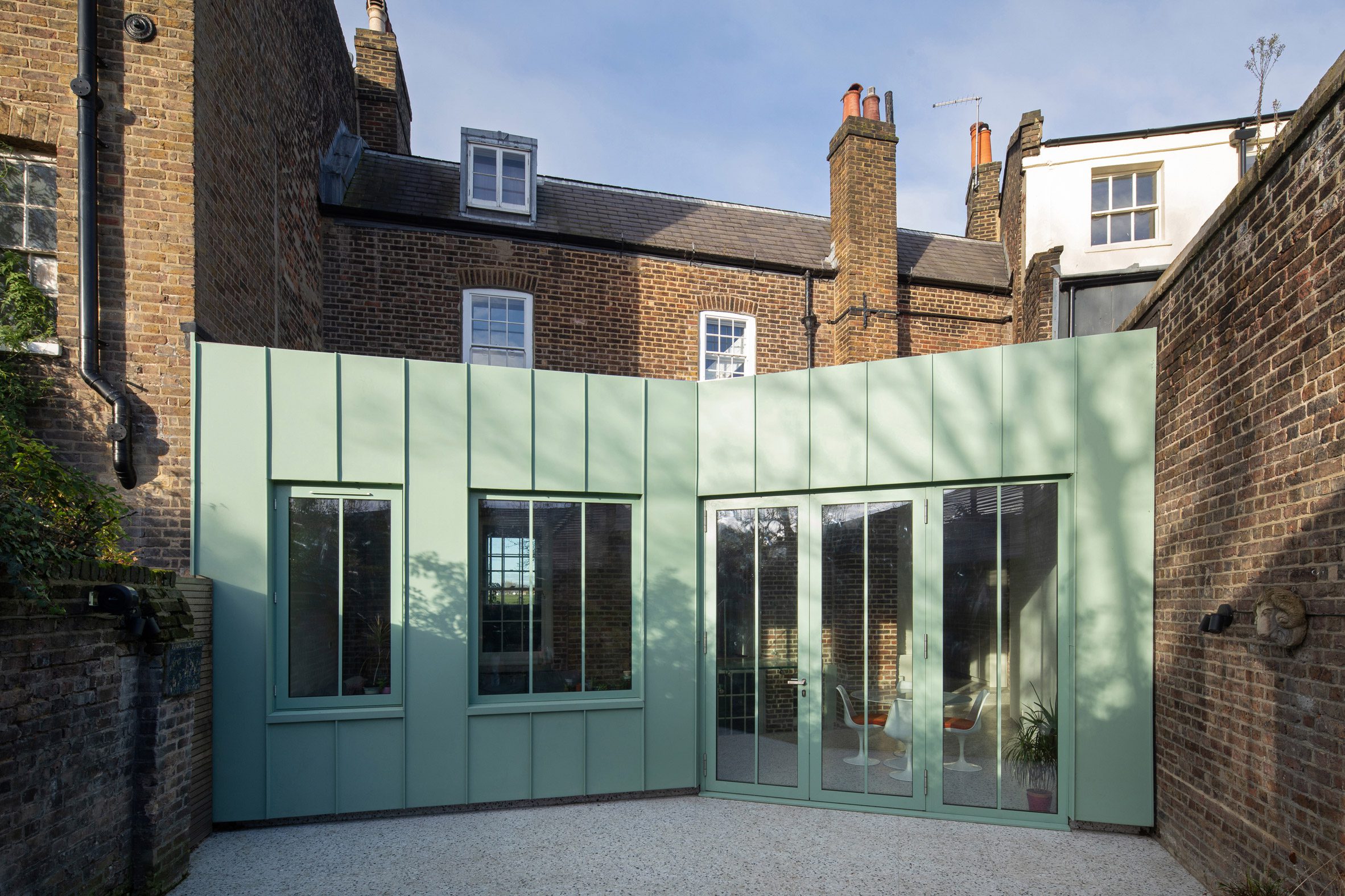 Studio Octopi adds mint-green extension to Georgian house in London-4