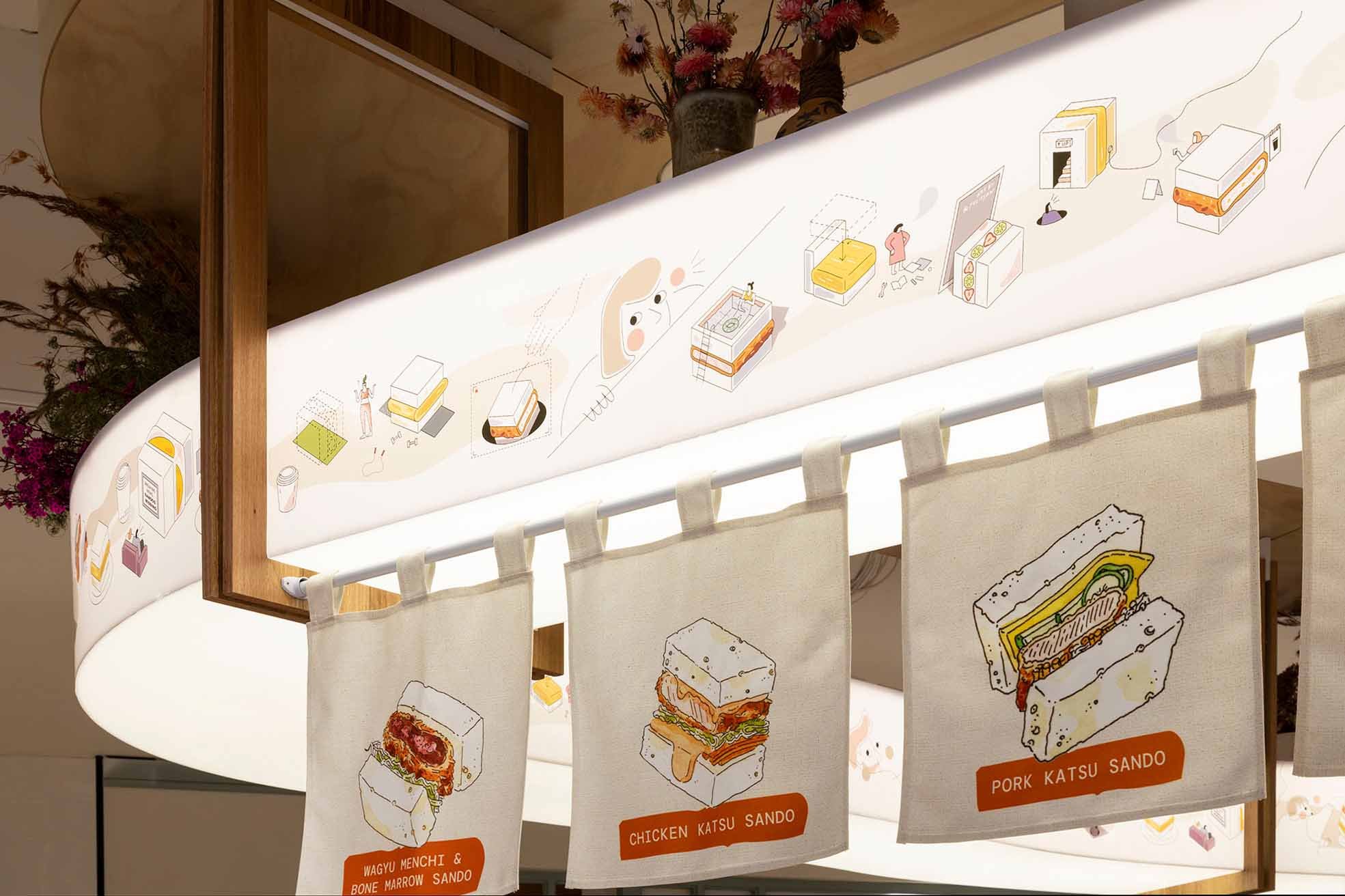 Sandoitchi日本咖啡馆品牌重塑及门店设计丨澳大利亚悉尼丨Vie Studio-20