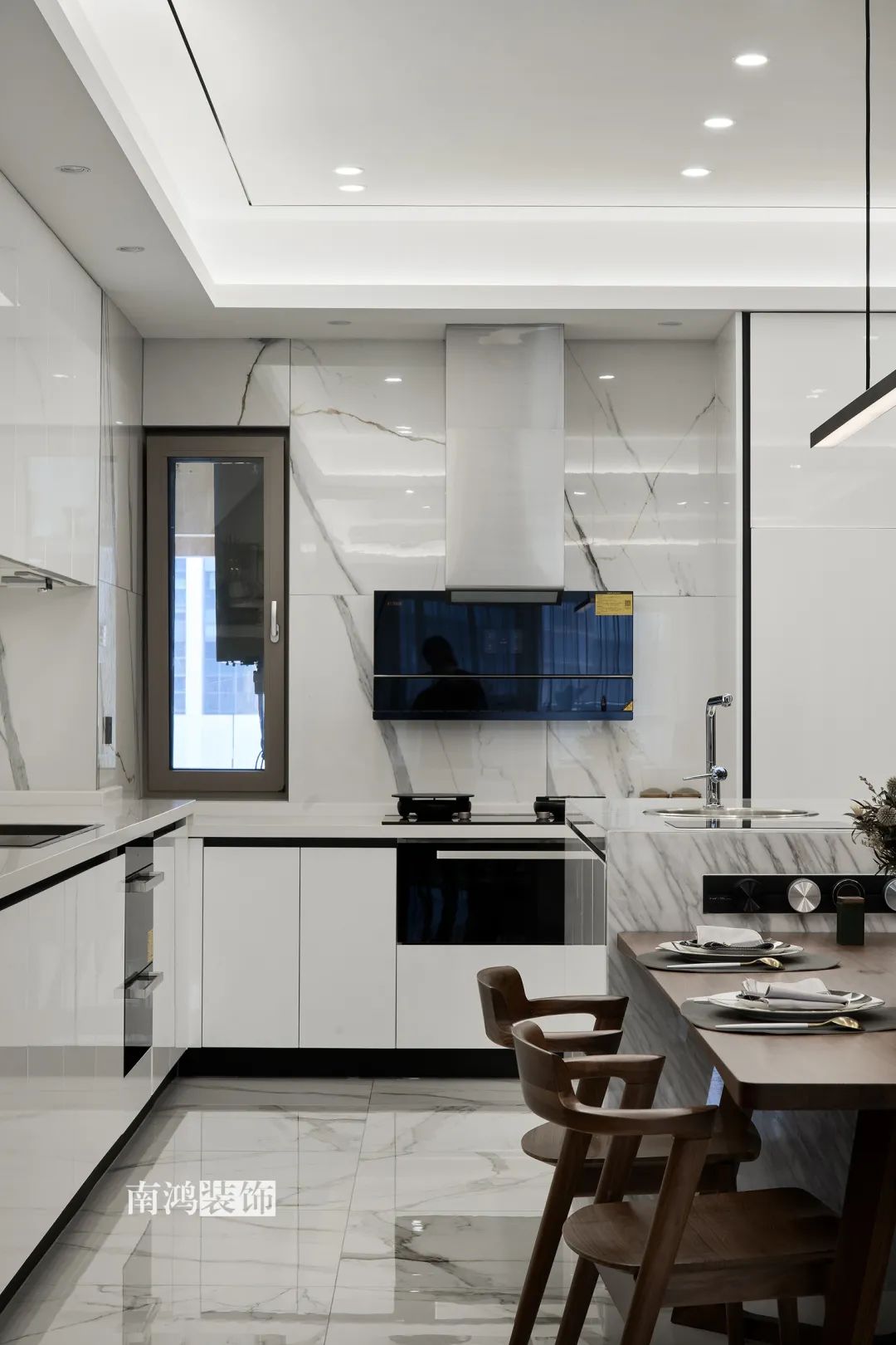 胡桃木风情 · 现代风格三室两厅设计丨浙江南鸿装饰-11